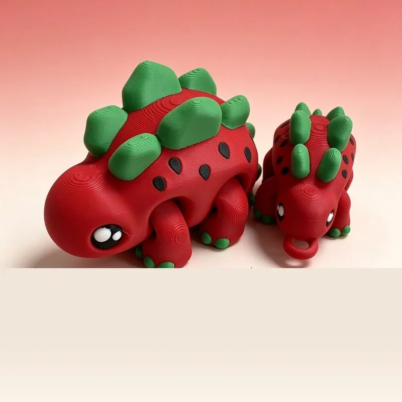 Baby Stegosaurus — PLA, Multi-colour