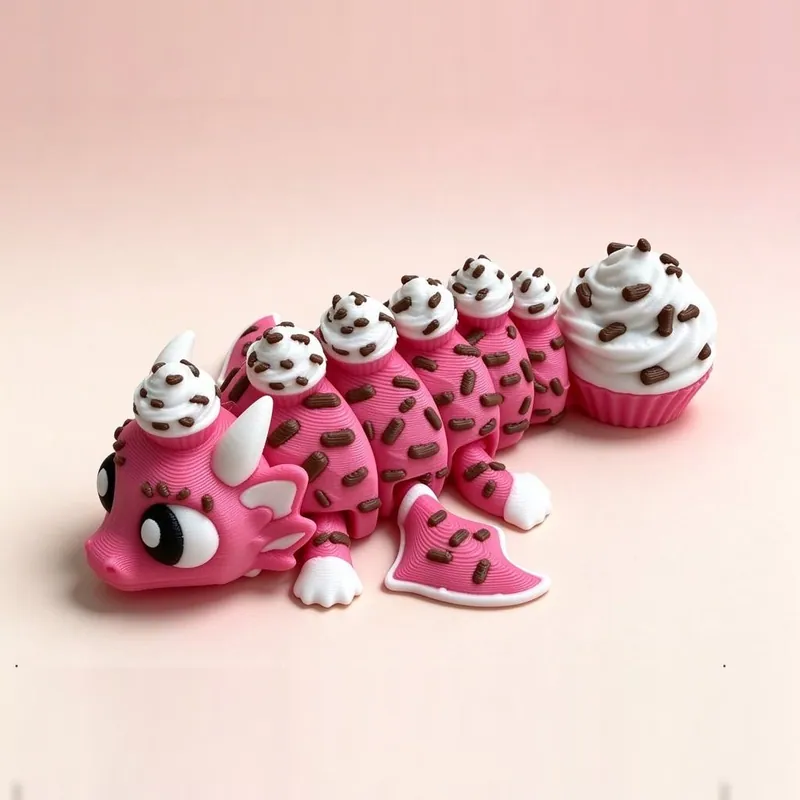 Cake Dragon — PLA, Multi-colour