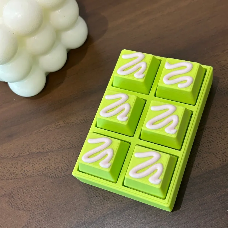 Chocolate 6-Key Set — PLA, Multi-colour