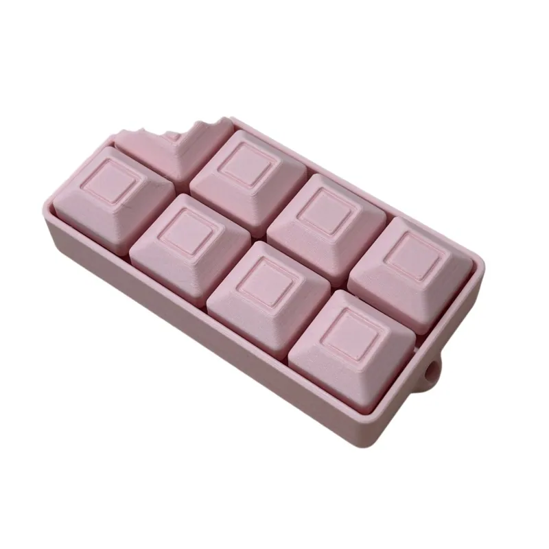 Chocolate Bar Keycap — PLA, Multi-colour