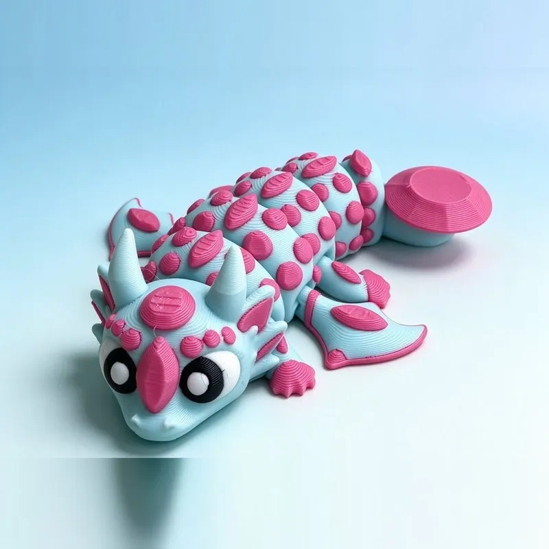 Crystal Dragon — PLA, Multi-colour