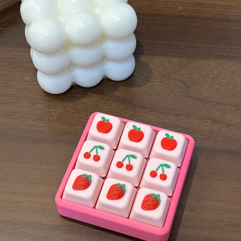 Fruit 9-Key Set — PLA, Multi-colour