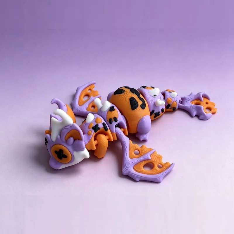 Halloween Dragon — PLA, Multi-colour
