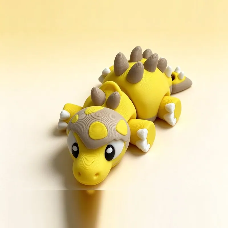 Hatchling Stegosaurus — PLA, Multi-colour