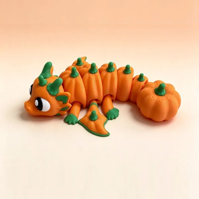Pumpkin Dragon — PLA, Multi-colour