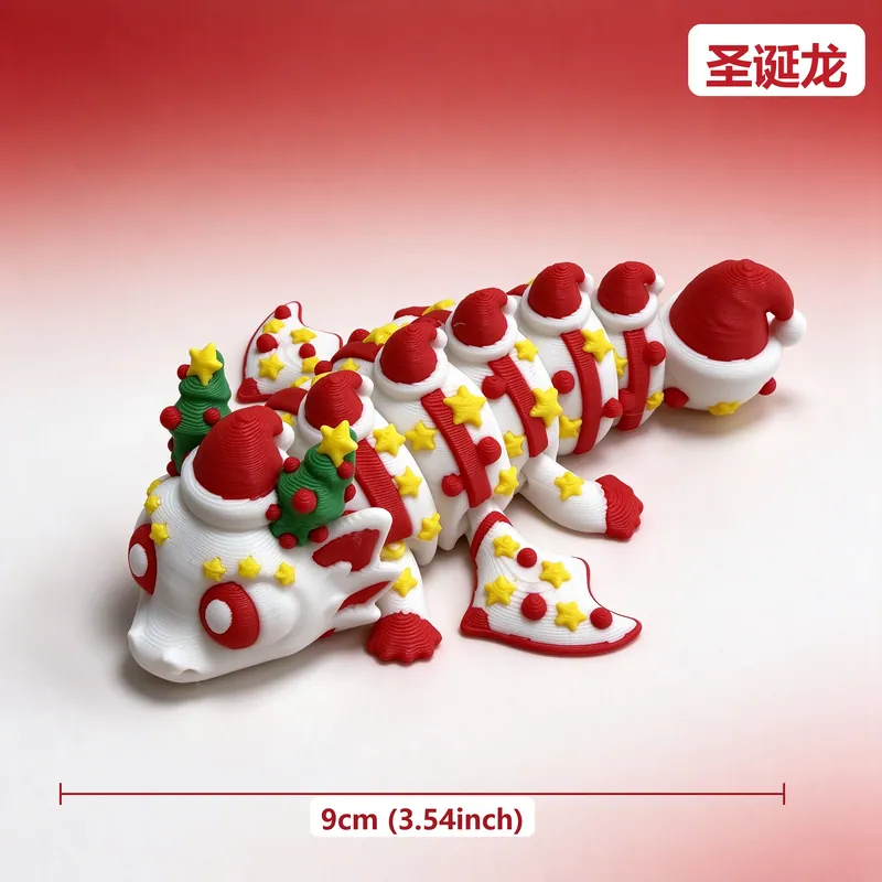 Santa Dragon — PLA, Multi-colour