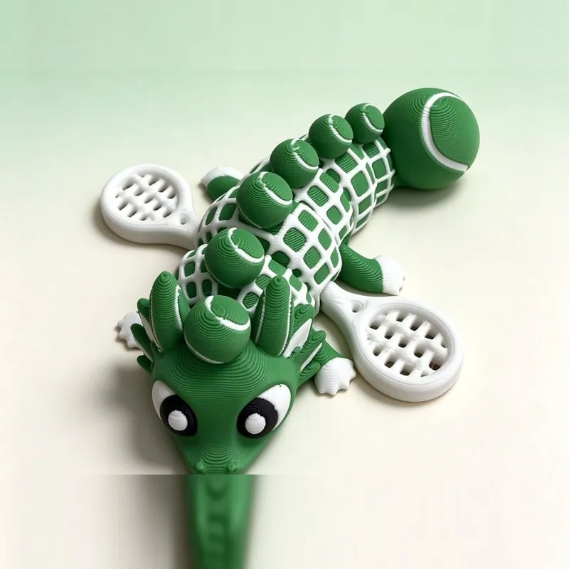 Tennis Dragon — PLA, Multi-colour