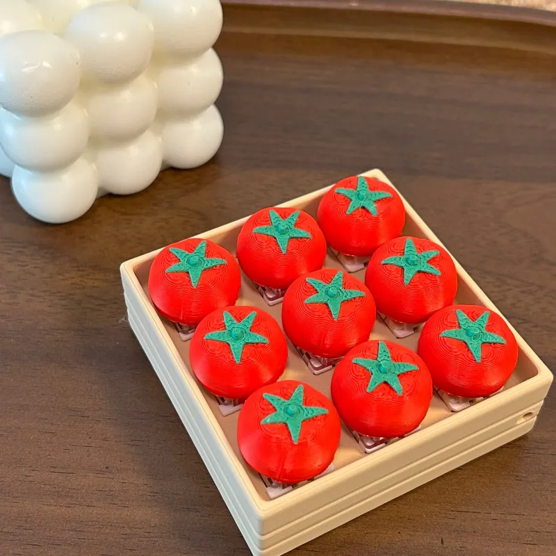 Tomato 9-Key Set — PLA, Multi-colour