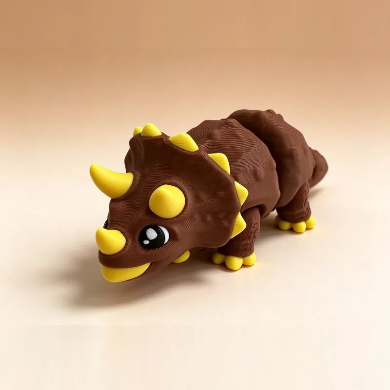 Triceratops — PLA, Multi-colour
