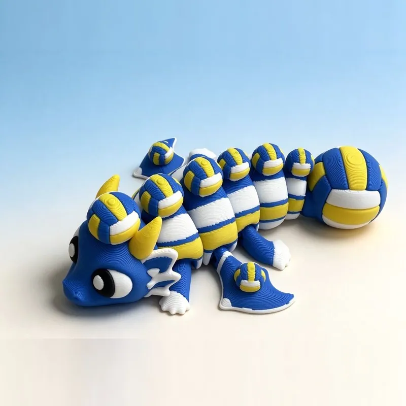Volleyball Dragon — PLA, Multi-colour